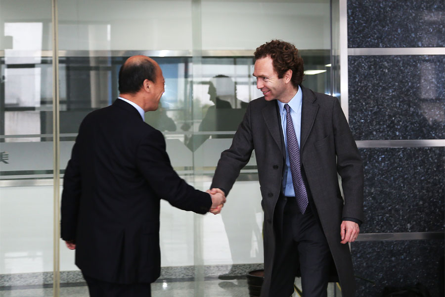 信心滿滿|德國SK集團新任董事長蒞臨山美股份參加合資公司年度董事會