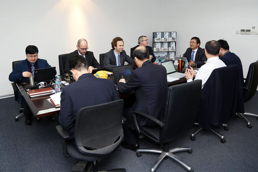 信心滿滿|德國SK集團新任董事長蒞臨山美股份參加合資公司年度董事會