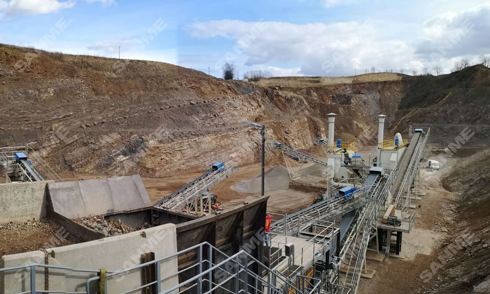 疫情擋不住中國產(chǎn)品走向歐洲 山美股份提供成套設備的骨料生產(chǎn)線調(diào)試投產(chǎn)，產(chǎn)量超預期！