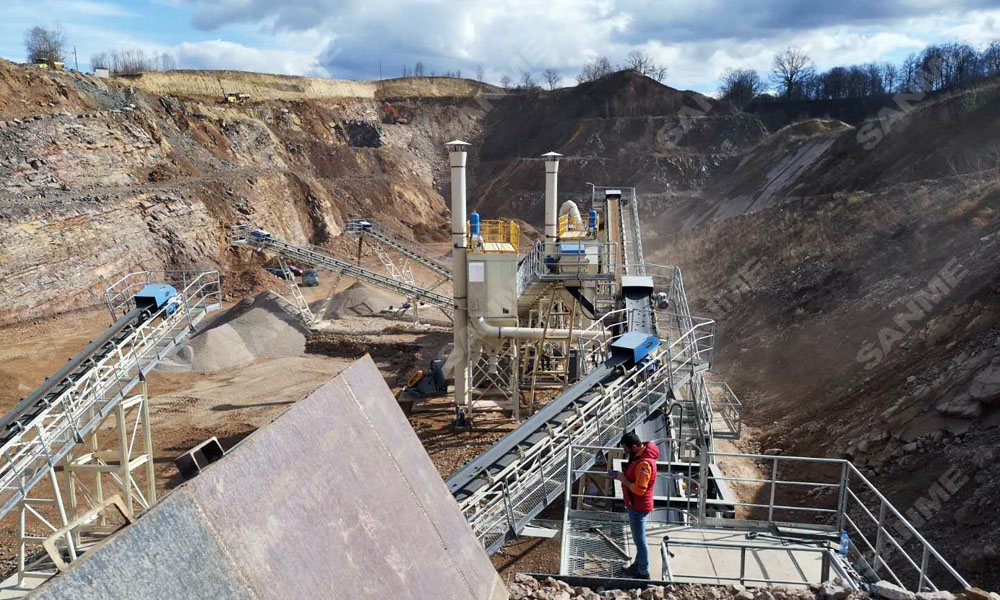 疫情擋不住中國產(chǎn)品走向歐洲 山美股份提供成套設備的骨料生產(chǎn)線調(diào)試投產(chǎn)，產(chǎn)量超預期！