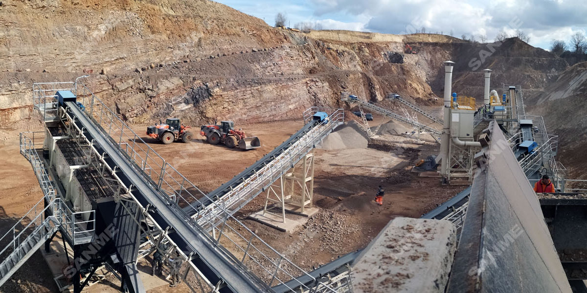 疫情擋不住中國產(chǎn)品走向歐洲 山美股份提供成套設備的骨料生產(chǎn)線調(diào)試投產(chǎn)，產(chǎn)量超預期！