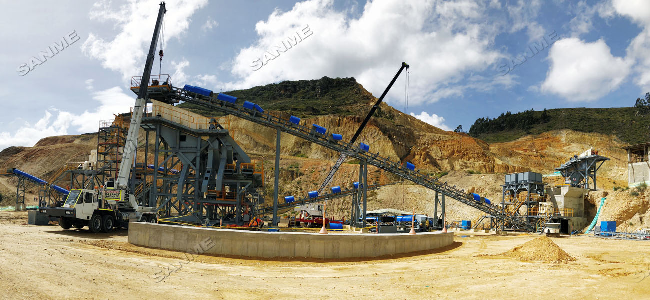 拉豪集團(tuán)骨料項(xiàng)目|由上海山美股份承建的拉豪集團(tuán)哥倫比亞骨料項(xiàng)目即將完成設(shè)備安裝