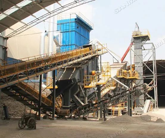 【制砂樓】上海山美股份精品樓站式機制砂生產系統(tǒng)助力湖南常德砂石骨料項目