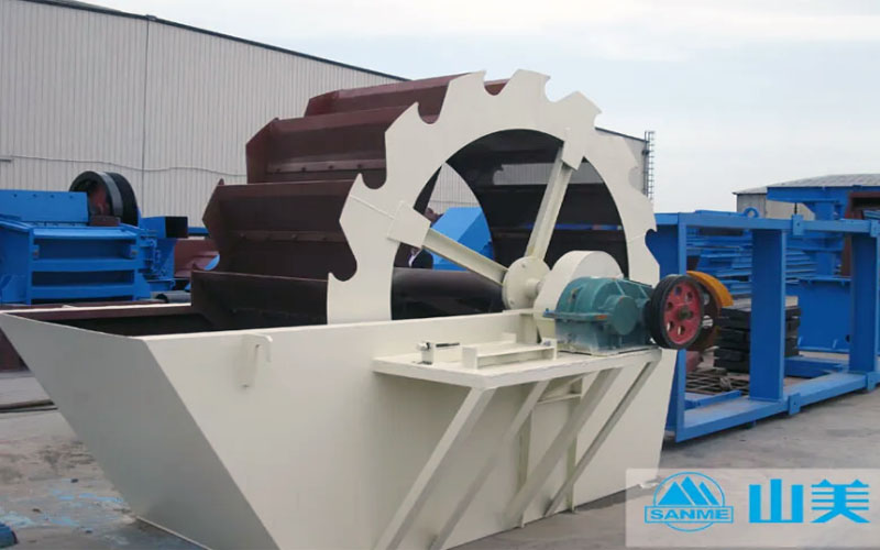 高效輪式洗砂機，洗凈度高，產(chǎn)量大！