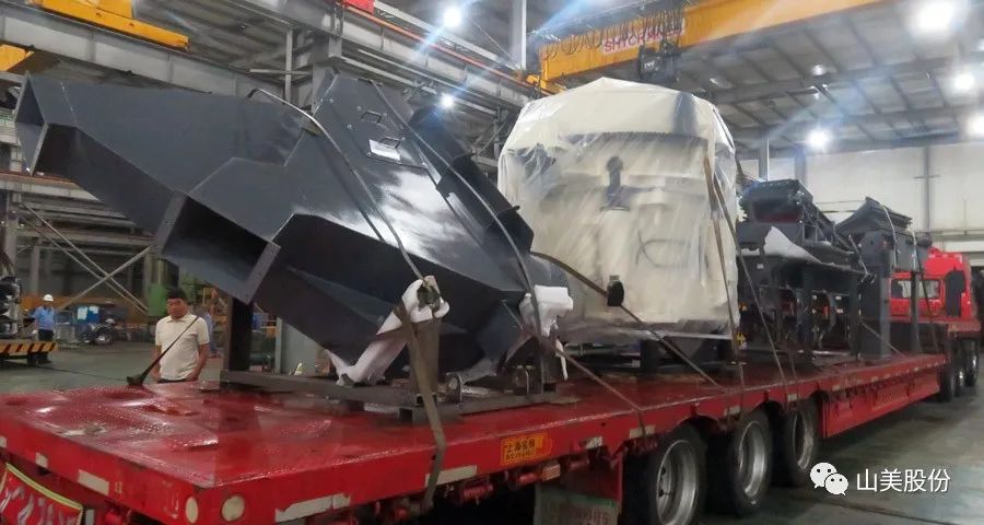 金秋九月發(fā)貨忙|上海山美股份高性能裝備助力多個國內(nèi)外骨料項目