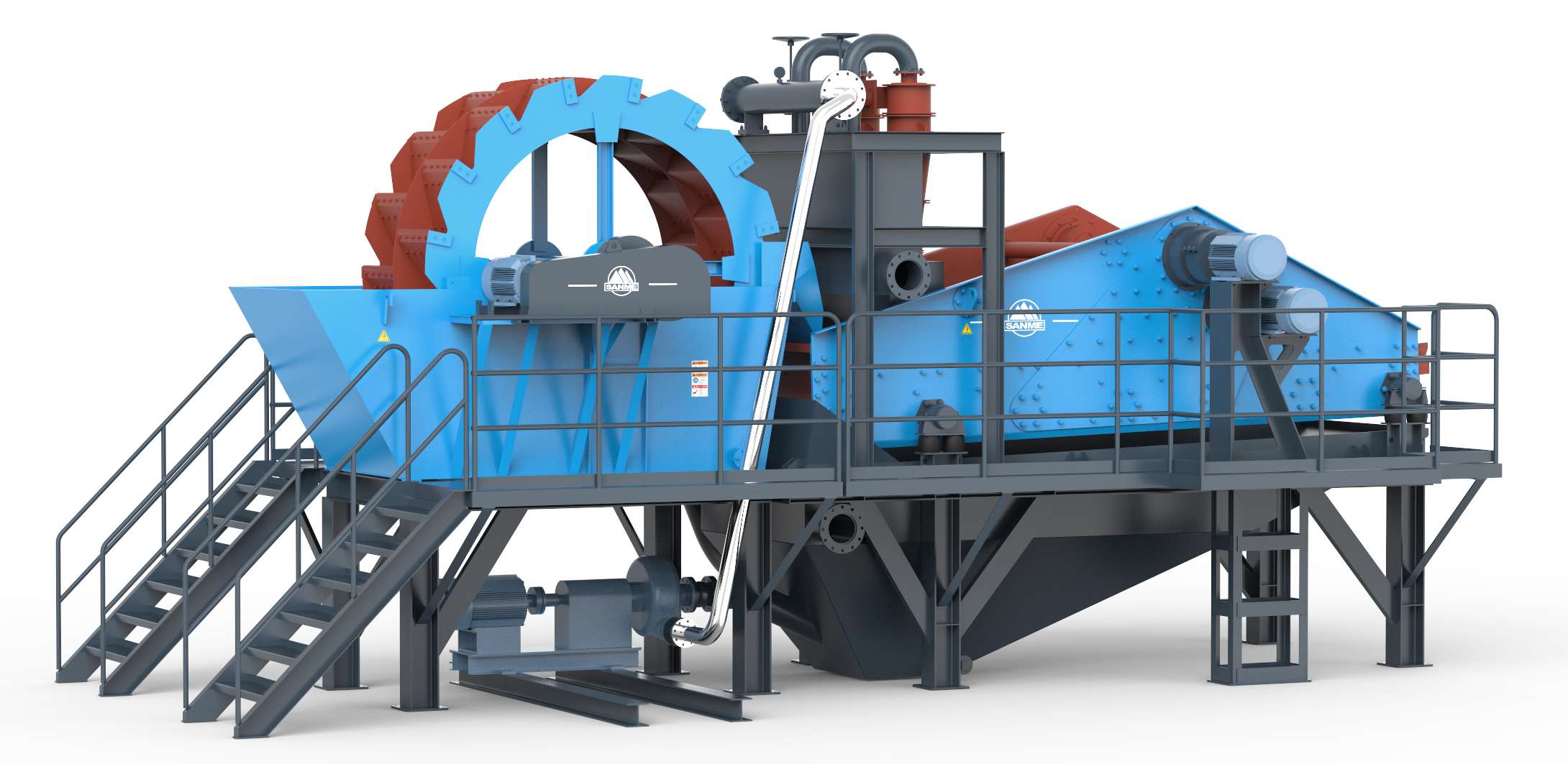 洗砂機(jī)生產(chǎn)線的配置是什么？