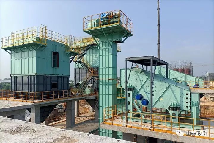 制砂樓再添新業(yè)績|海螺水泥安徽合肥年產(chǎn)60萬噸樓站式機制砂生產(chǎn)項目進展順利