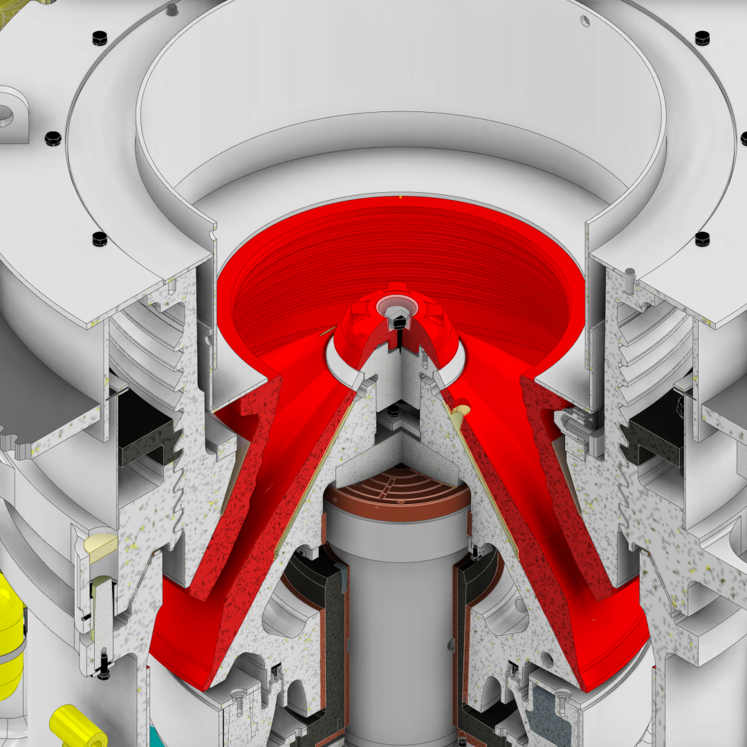 硬巖克星|山美歐星系列E-SMS圓錐破碎機(jī)無懼硬巖挑戰(zhàn)