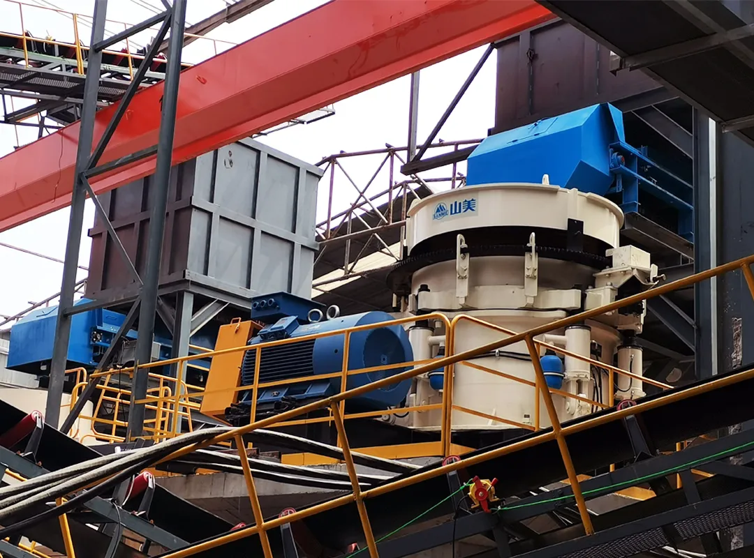 硬巖克星|山美歐星系列E-SMS圓錐破碎機(jī)無懼硬巖挑戰(zhàn)