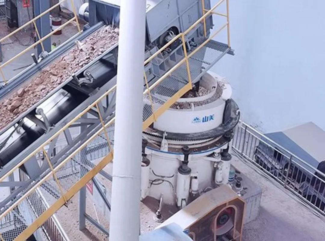 硬巖克星|山美歐星系列E-SMS圓錐破碎機(jī)無懼硬巖挑戰(zhàn)