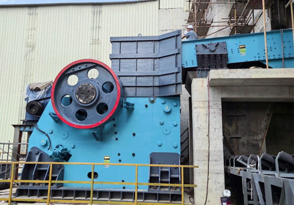 再創(chuàng)佳績！上海山美股份JC771超1800噸/小時(shí)大型顎破成功應(yīng)用于柳州祥云建材技改項(xiàng)目